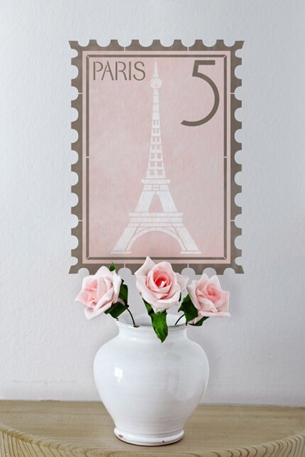 Wall-Stencil-French-Stamp