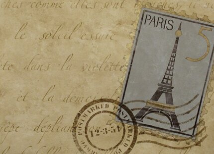 wall-stencil-Paris-Postcard