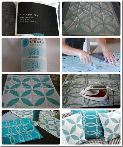 How to stencil on fabric