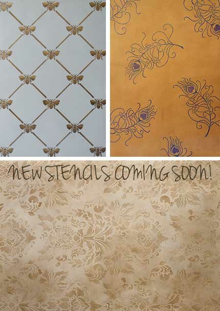New wall stencils from Royal Design Studio